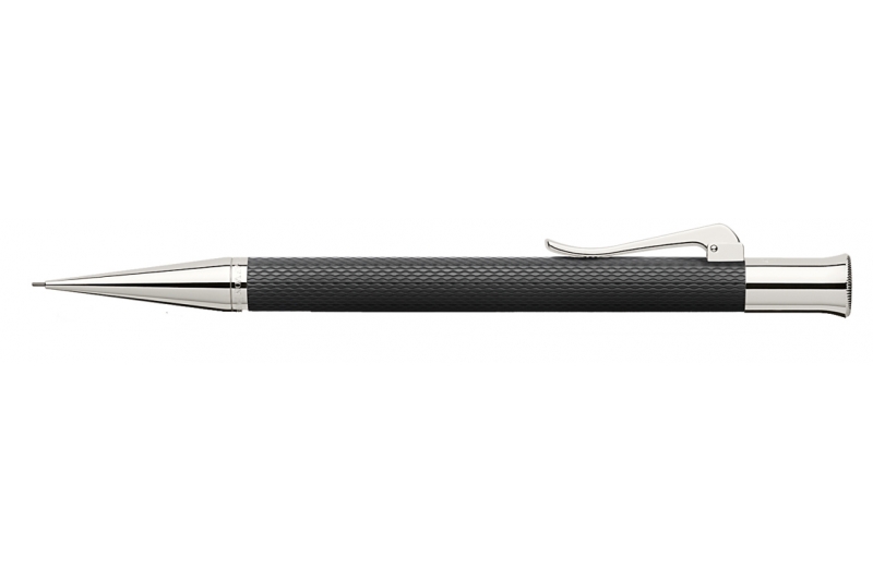 GRAF VON FABER CASTELL - Porte-mine Guilloché noir.