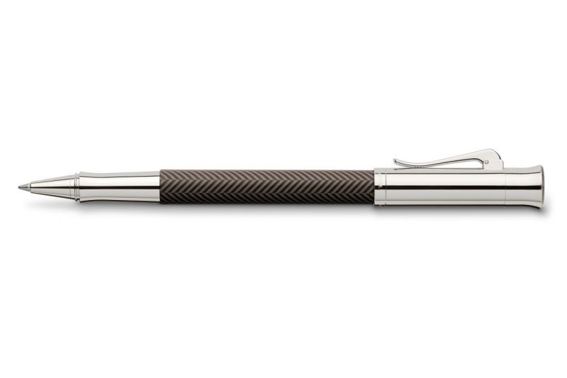 GRAF VON FABER CASTELL - Roller Guilloché Ciselé moka.