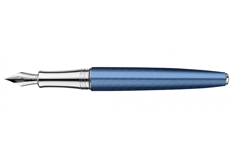 Stylo plume LEMAN Grand Bleu - plume medium.