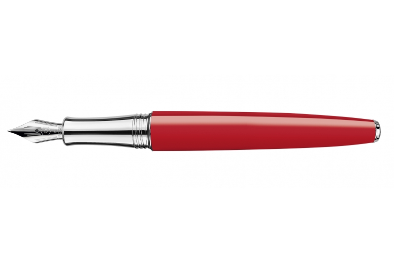 Stylo plume LEMAN Rouge Ecarlate - plume medium.