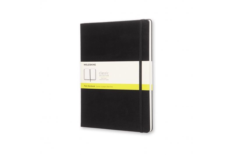 MOLESKINE - Carnet  192 pages blanches - noir