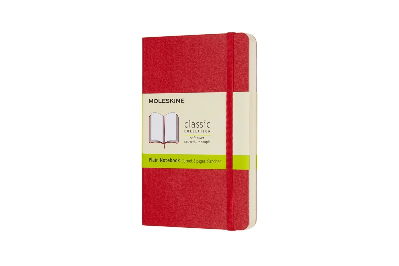 MOLESKINE - Carnet  192 pages blanches - scarlet