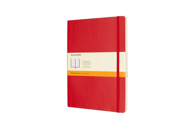 MOLESKINE - Carnet  192 pages lignées - scarlet