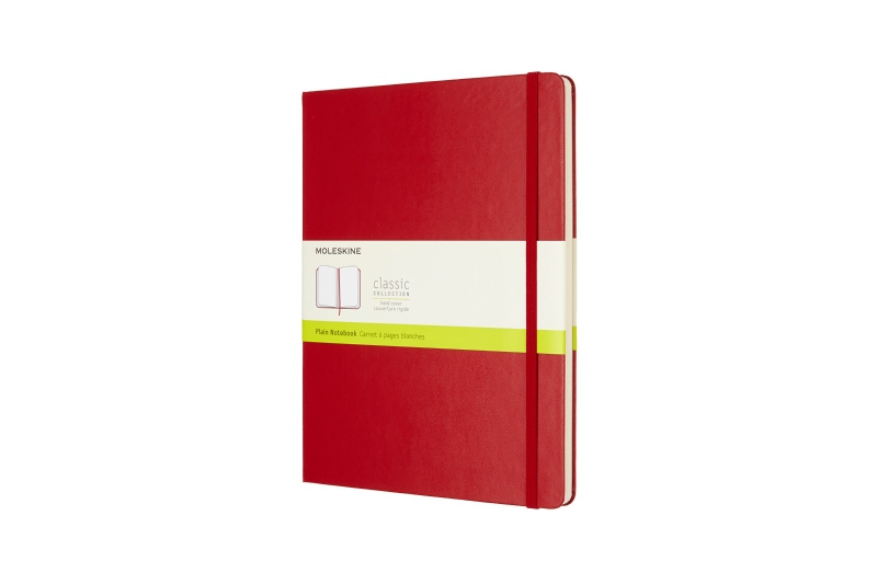 MOLESKINE - Carnet  192 pages blanches - scarlet