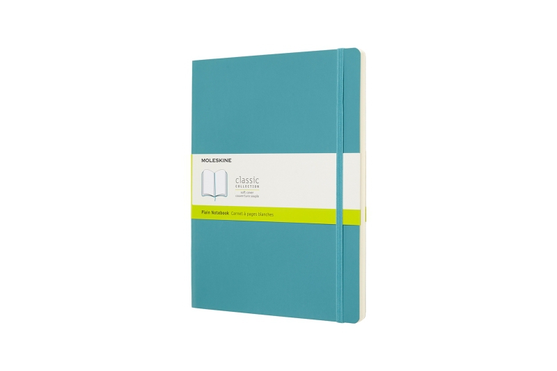 MOLESKINE - Carnet  192 pages blanches - bleu lagon