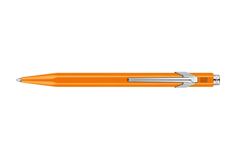 CARAN DACHE - Stylo-bille 849 Pop Line Fluo orange fluo avec etui slim pac