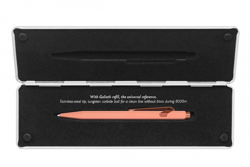 Stylo-bille 849 Claim Your Style 3 mandarine avec etui slim pack.