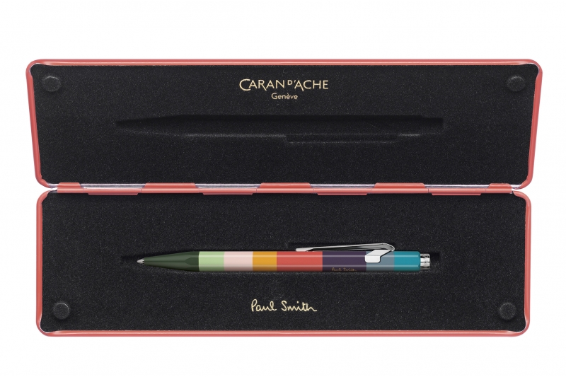 Stylo-bille 849 Paul Smith 2020 avec etui slim pack coral pink