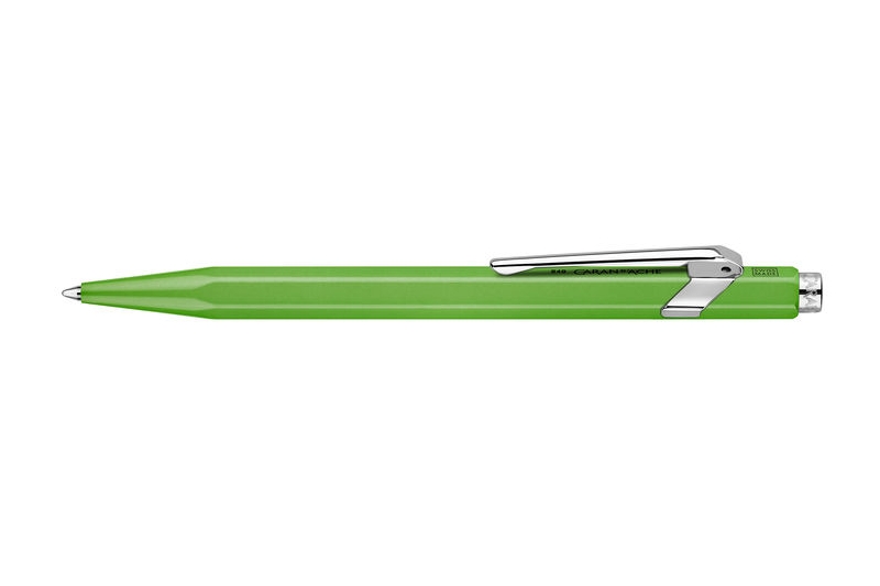 CARAN DACHE - Stylo-bille 849 Pop Line Fluo vert fluo avec etui slim pack.