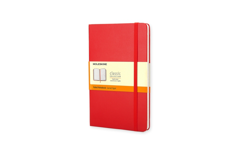 MOLESKINE - Carnet  192 pages lignées - rouge