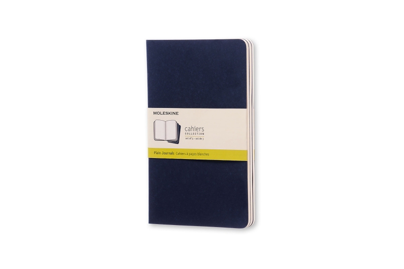 MOLESKINE - Carnet  80 pages blanches - bleu marine