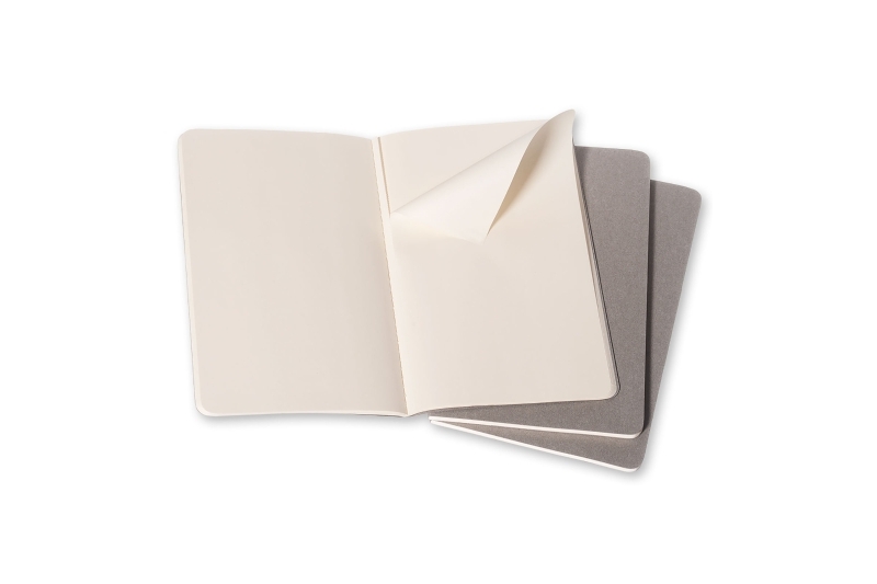 MOLESKINE - Carnet  80 pages blanches - gris silex