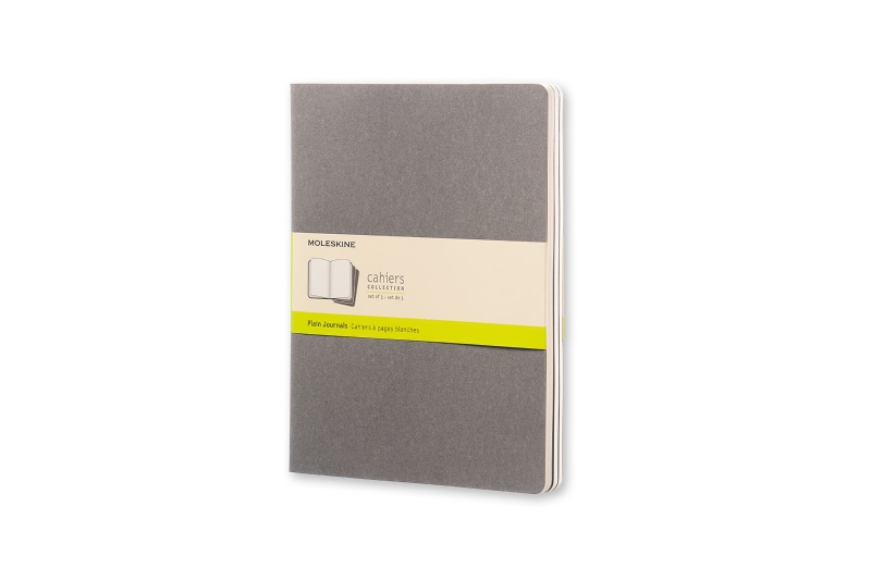 MOLESKINE - Carnet  120 pages blanches - gris silex