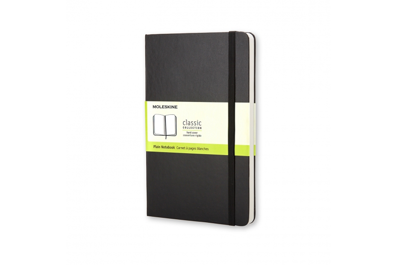 MOLESKINE - Carnet  192 pages blanches - noir