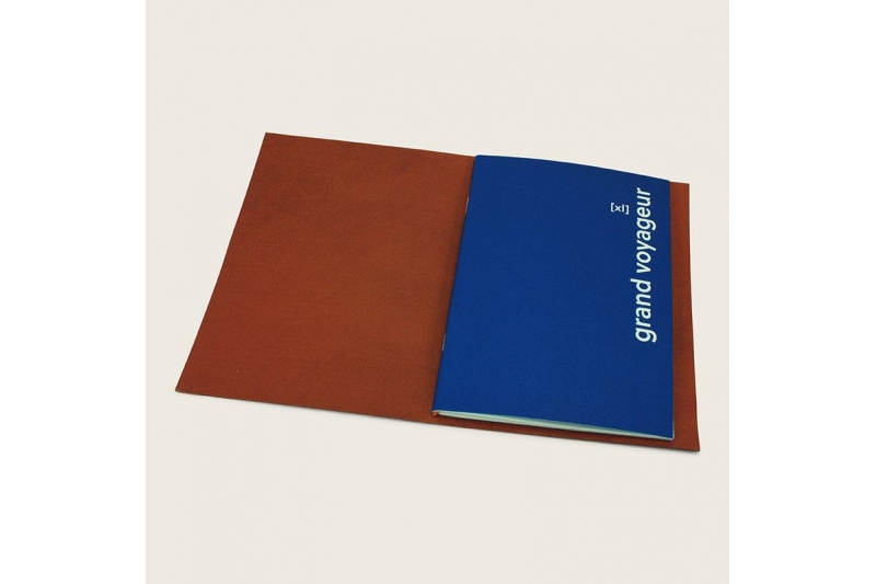 PAPER REPUBLIC - Carnet  grand voyageur format XL - cognac.