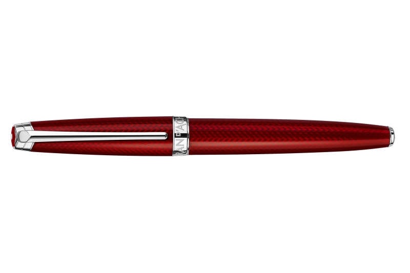 Stylo plume LEMAN Rouge Carmin - plume medium.