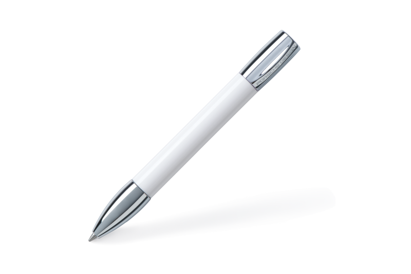 PORSCHE DESIGN - Stylo-bille SHAKE P3140 résine blanche.